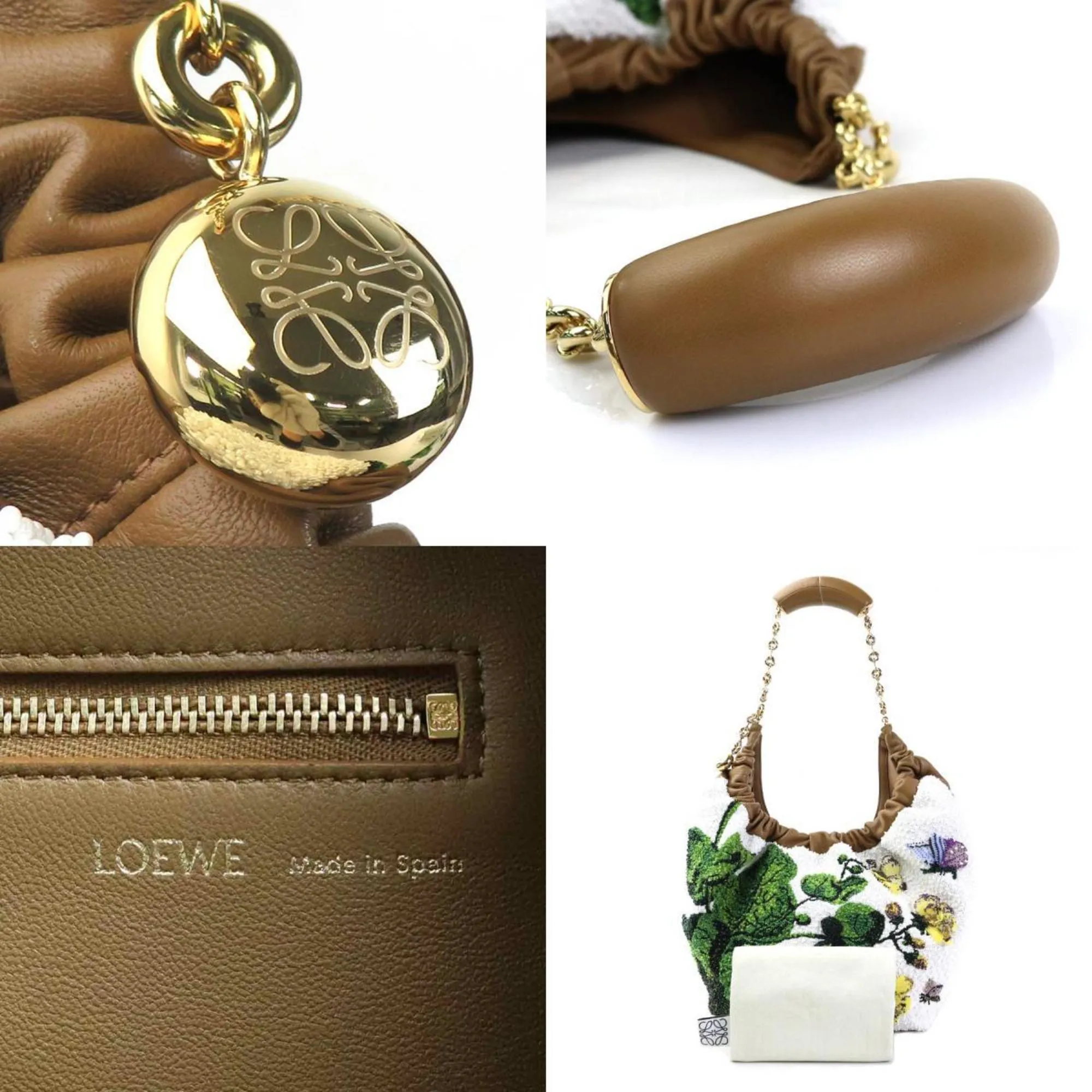 Loewe  Beads Leather Shoulder Bag (Pre-Owned)