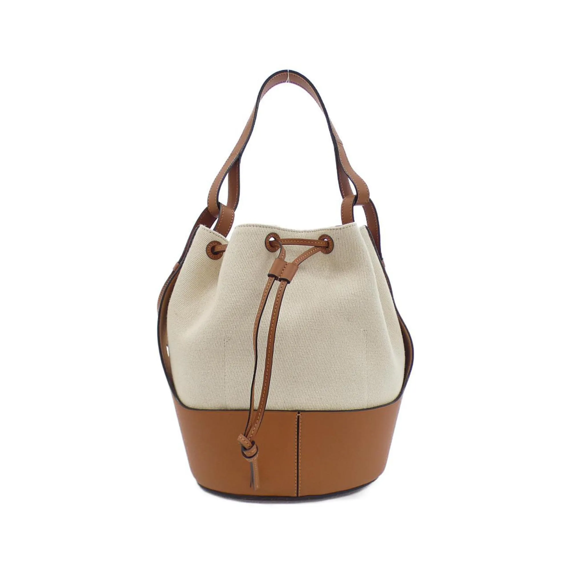Loewe Canvas Leather Shoulder Bag (Pre-Owned)
