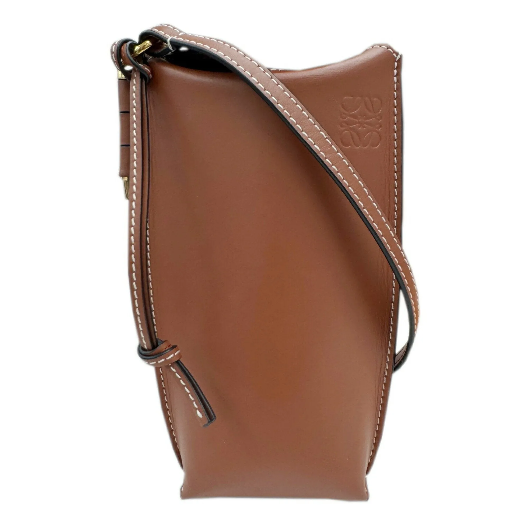Loewe Gate Leather Shoulder Bag (Pre-Owned)