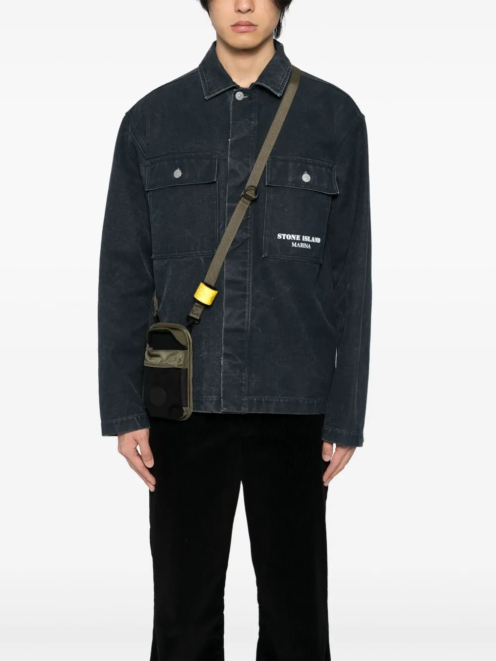 Logo-Patch Messenger Bag