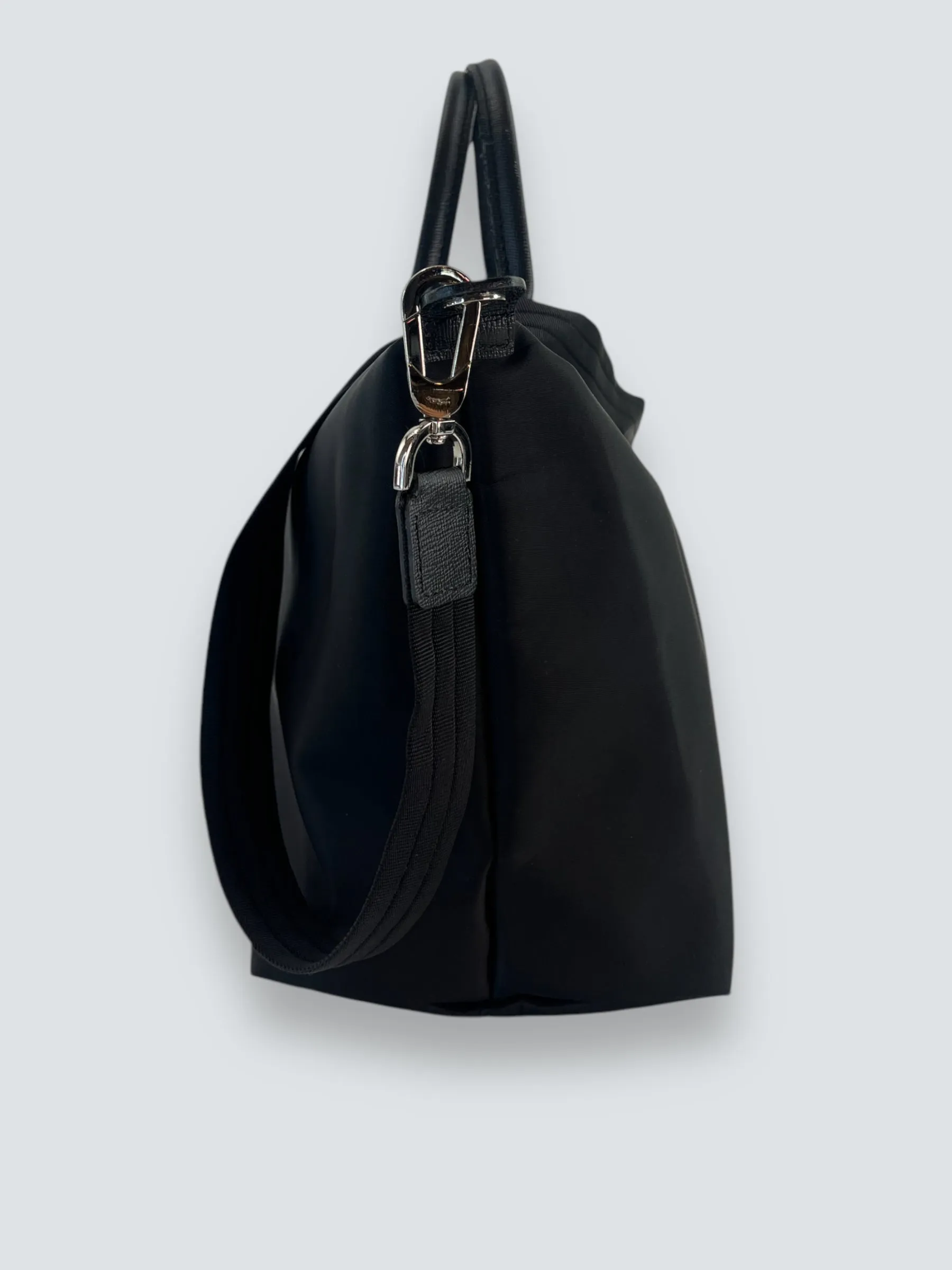Longchamp Black Le Pilage M Handbag