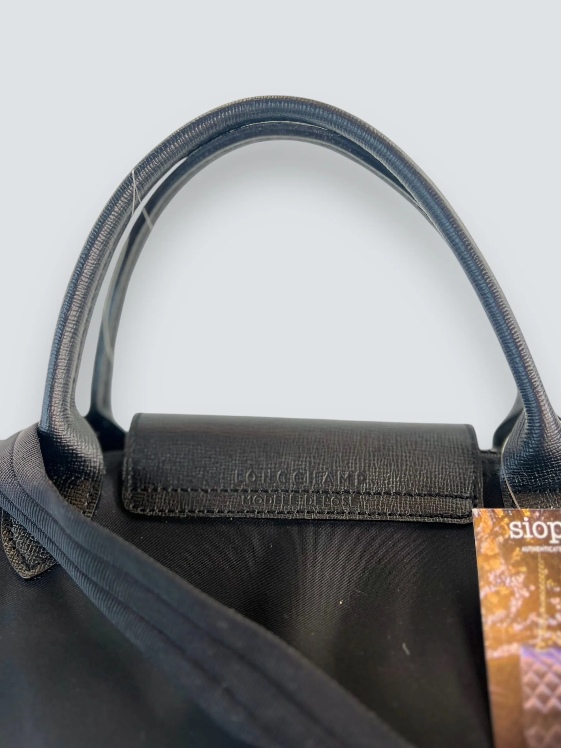 Longchamp Black Le Pilage M Handbag
