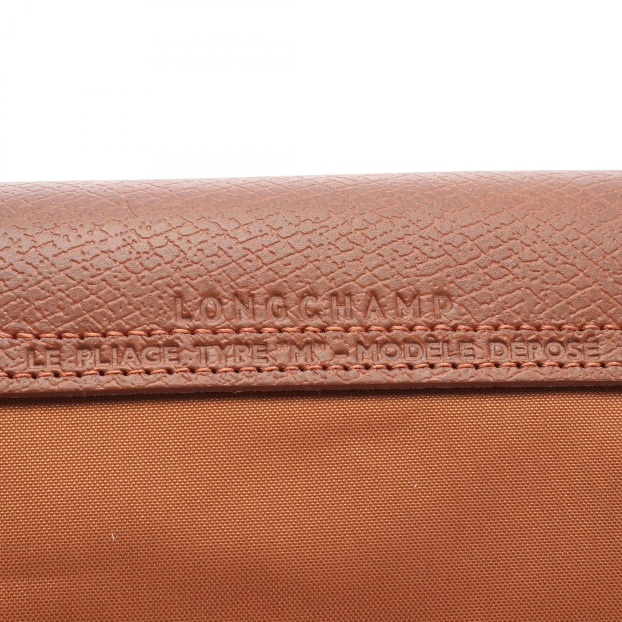 Longchamp  Nylon Leather Handbag (Pre-Owned)