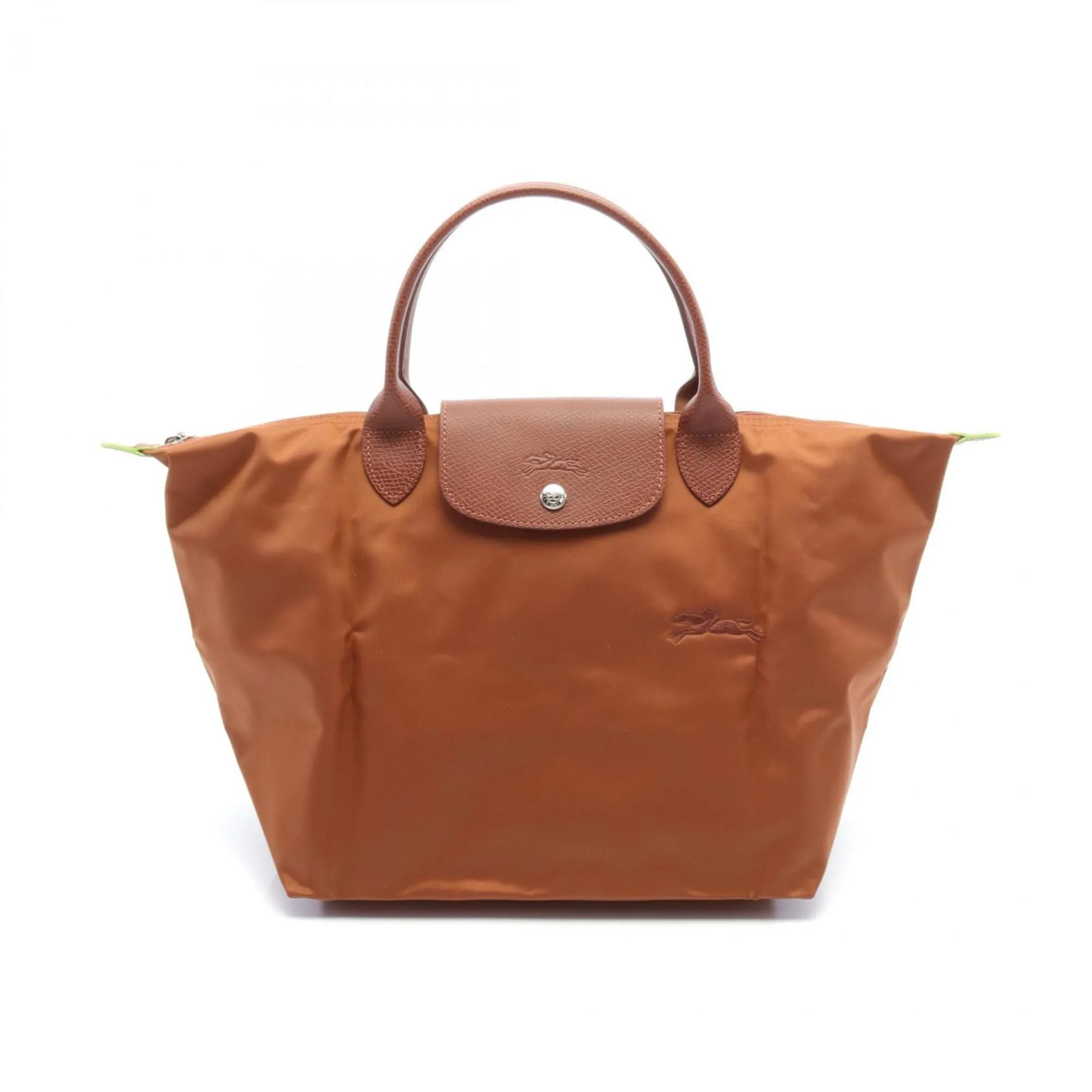 Longchamp  Nylon Leather Handbag (Pre-Owned)