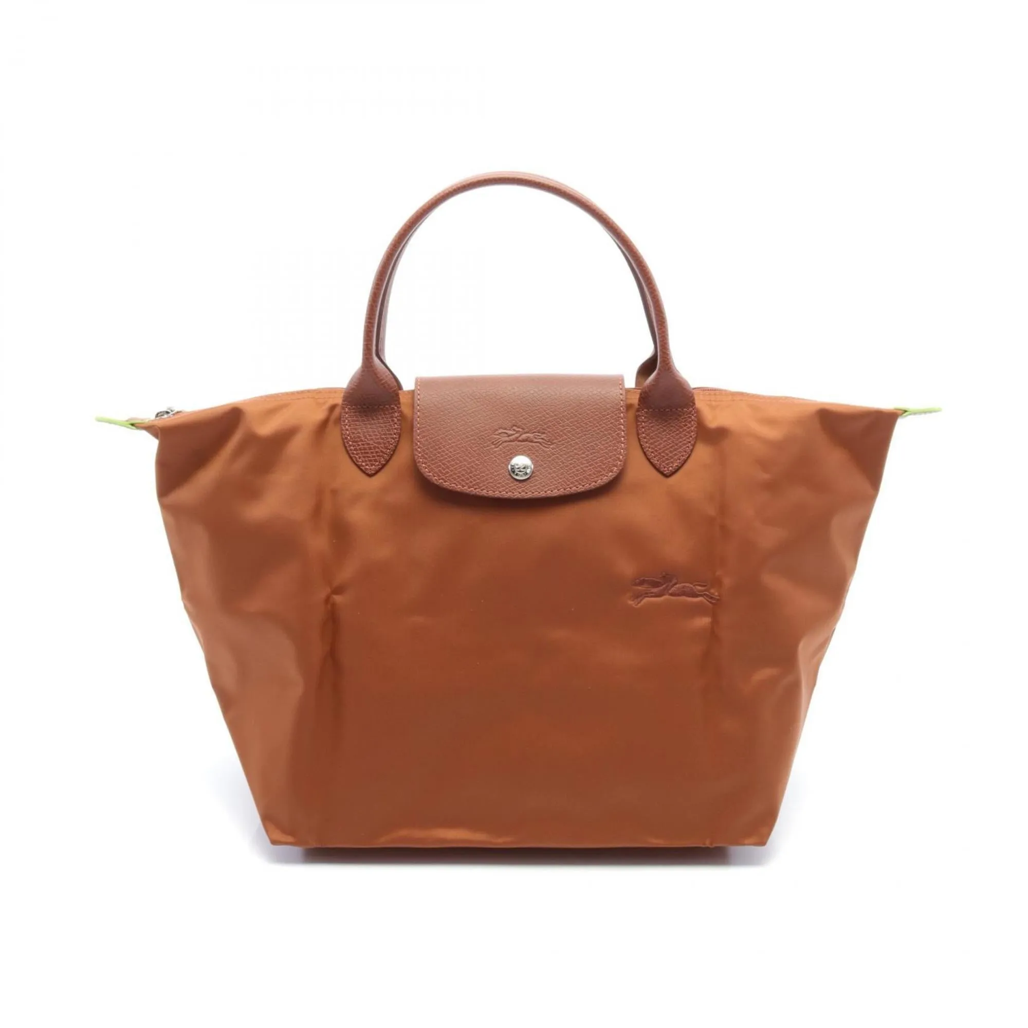Longchamp  Nylon Leather Handbag (Pre-Owned)