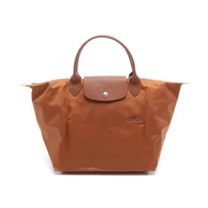 Longchamp  Nylon Leather Handbag (Pre-Owned)