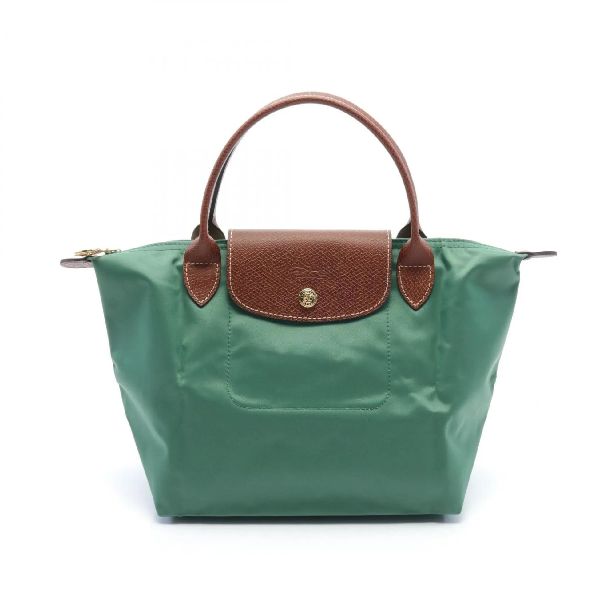Longchamp   Nylon Leather Handbag