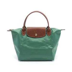 Longchamp   Nylon Leather Handbag
