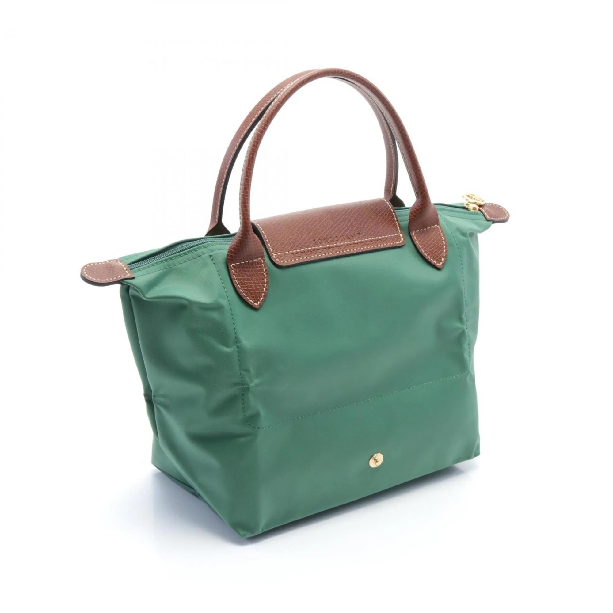 Longchamp   Nylon Leather Handbag