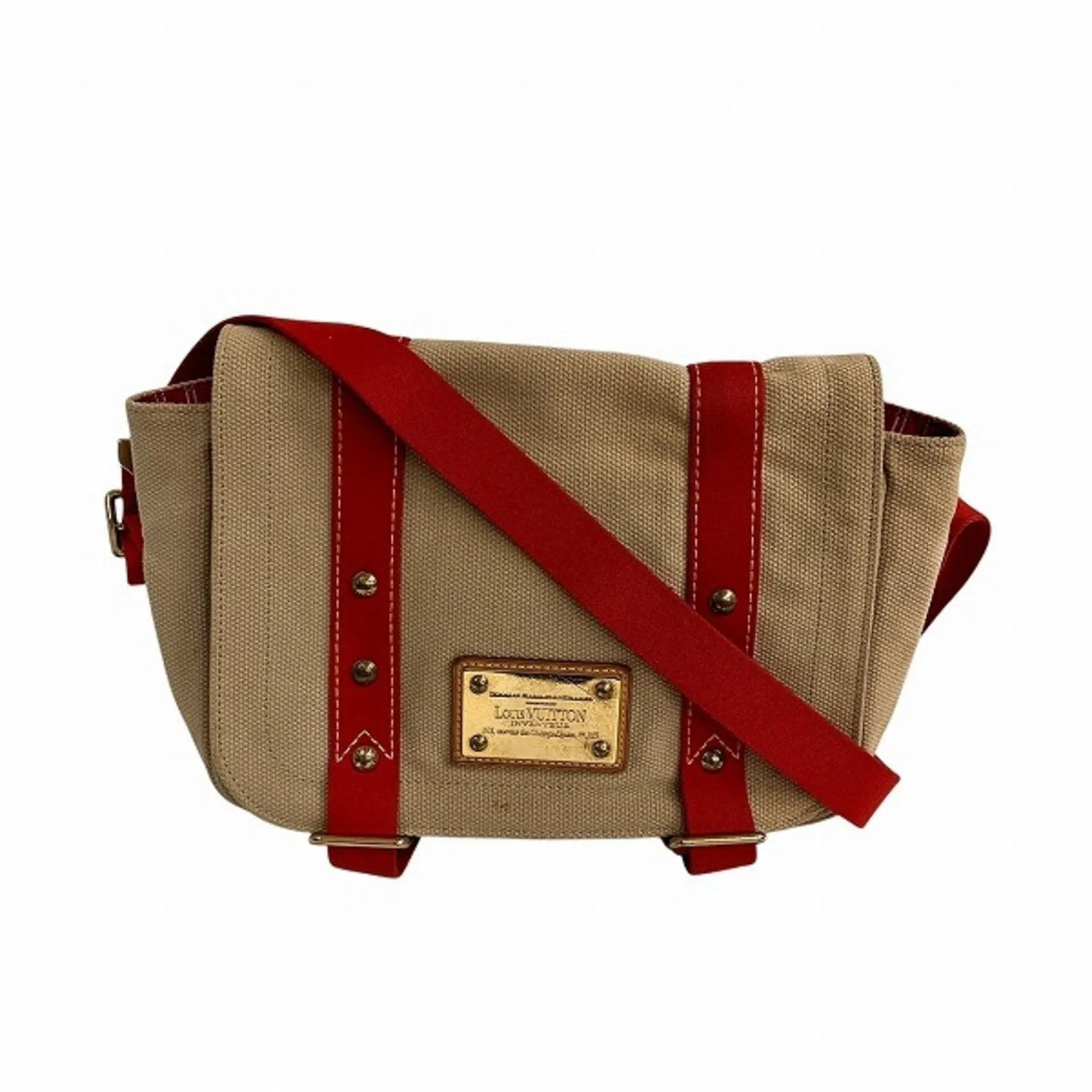 Louis Vuitton Antigua Canvas Shoulder Bag (Pre-Owned)