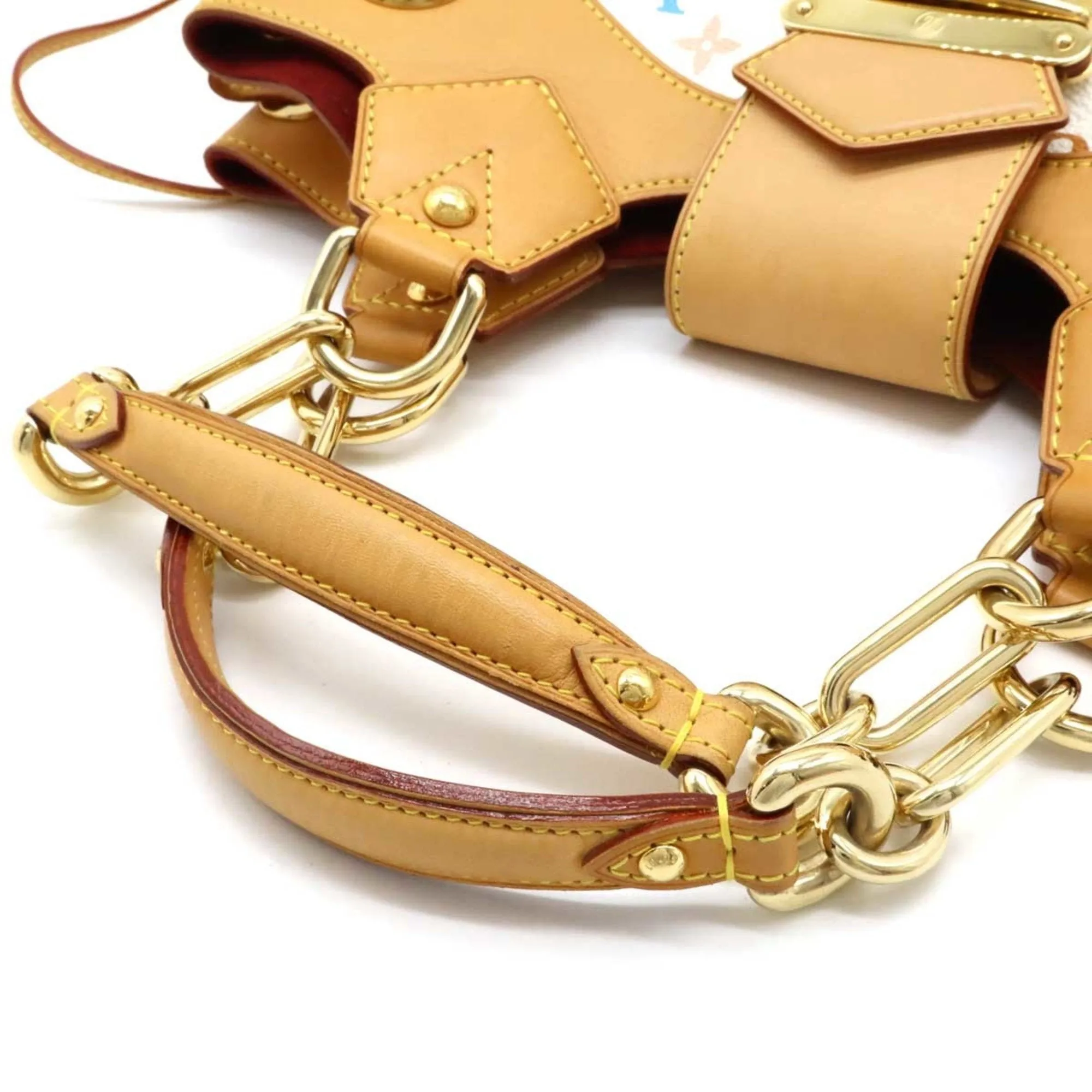 Louis Vuitton Blanc Pvc Shoulder Bag Tote Bag (Pre-Owned)