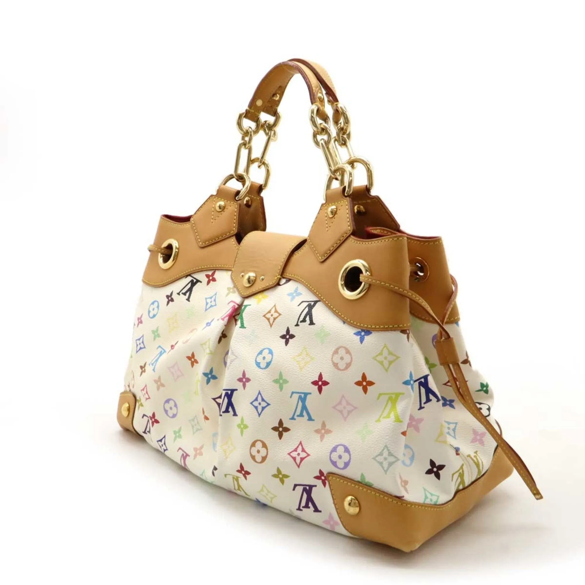 Louis Vuitton Blanc Pvc Shoulder Bag Tote Bag (Pre-Owned)