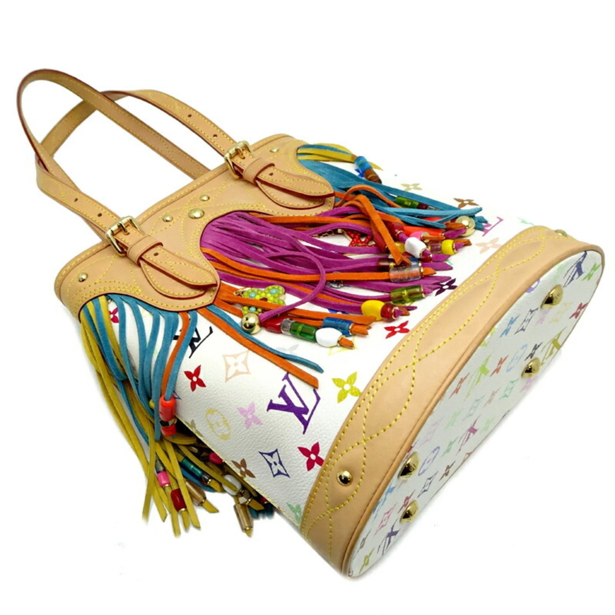 Louis Vuitton Bucket Canvas Shoulder Bag (Pre-Owned)