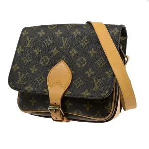 Louis Vuitton Cartouchiere Canvas Shoulder Bag (Pre-Owned)