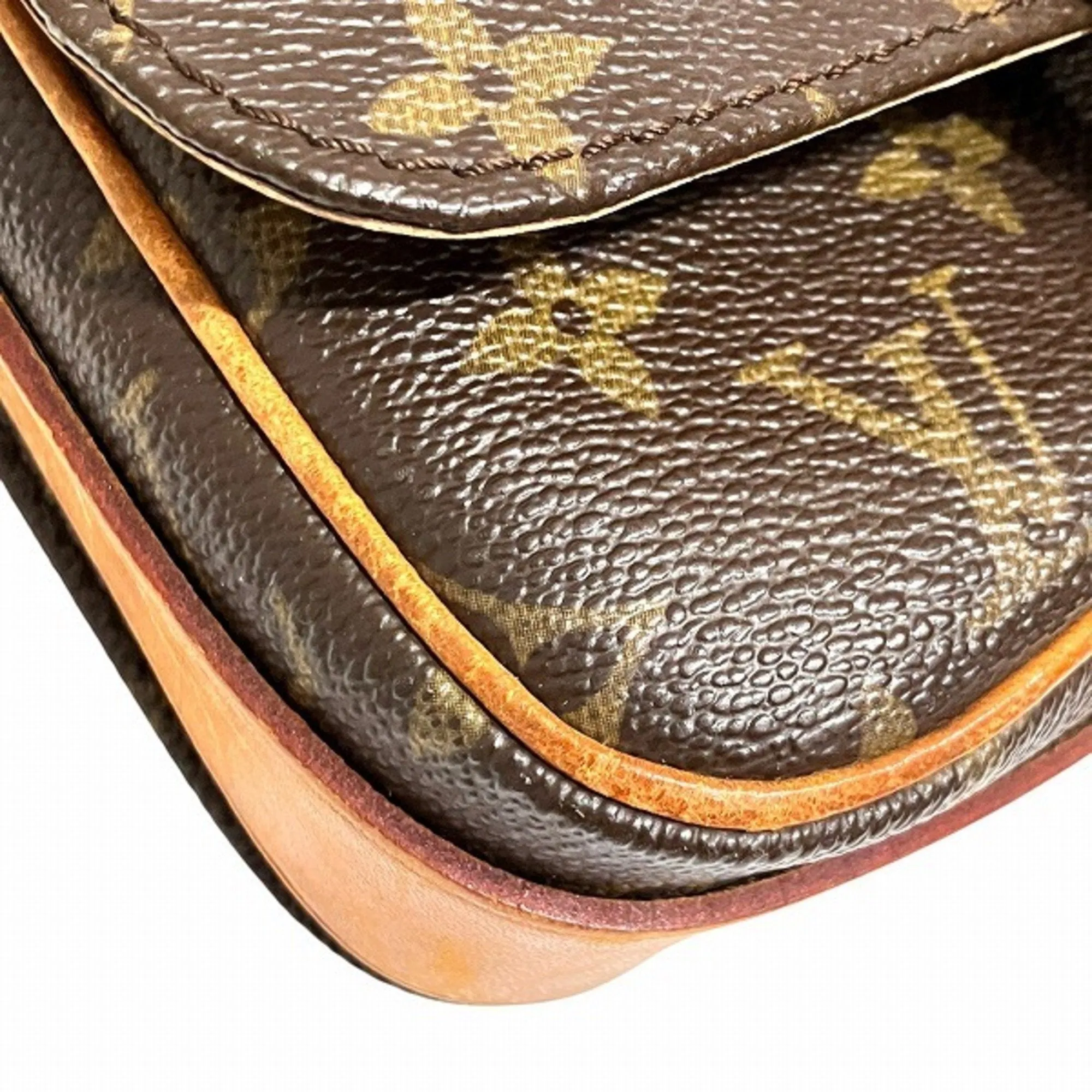 Louis Vuitton Cartouchiere Canvas Shoulder Bag (Pre-Owned)