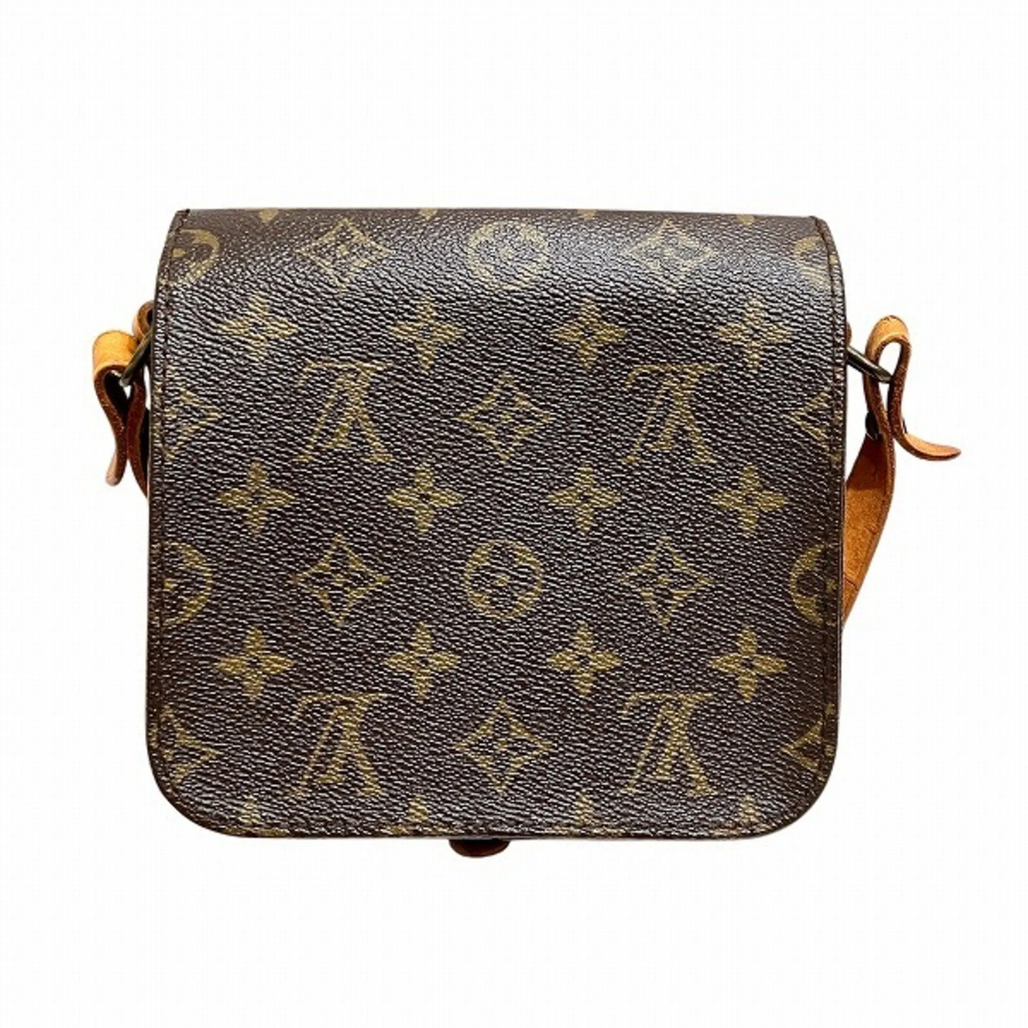 Louis Vuitton Cartouchiere Canvas Shoulder Bag (Pre-Owned)