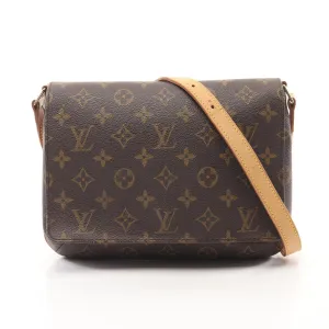 Louis Vuitton Coated Canvas Leather Shoulder Bag (Pre-Owned)