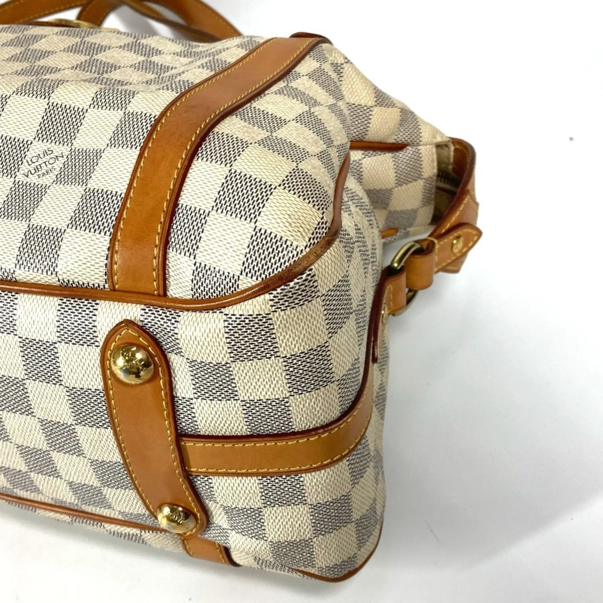 Louis Vuitton Damier Azur Shoulder Bag Tote Bag (Pre-Owned)