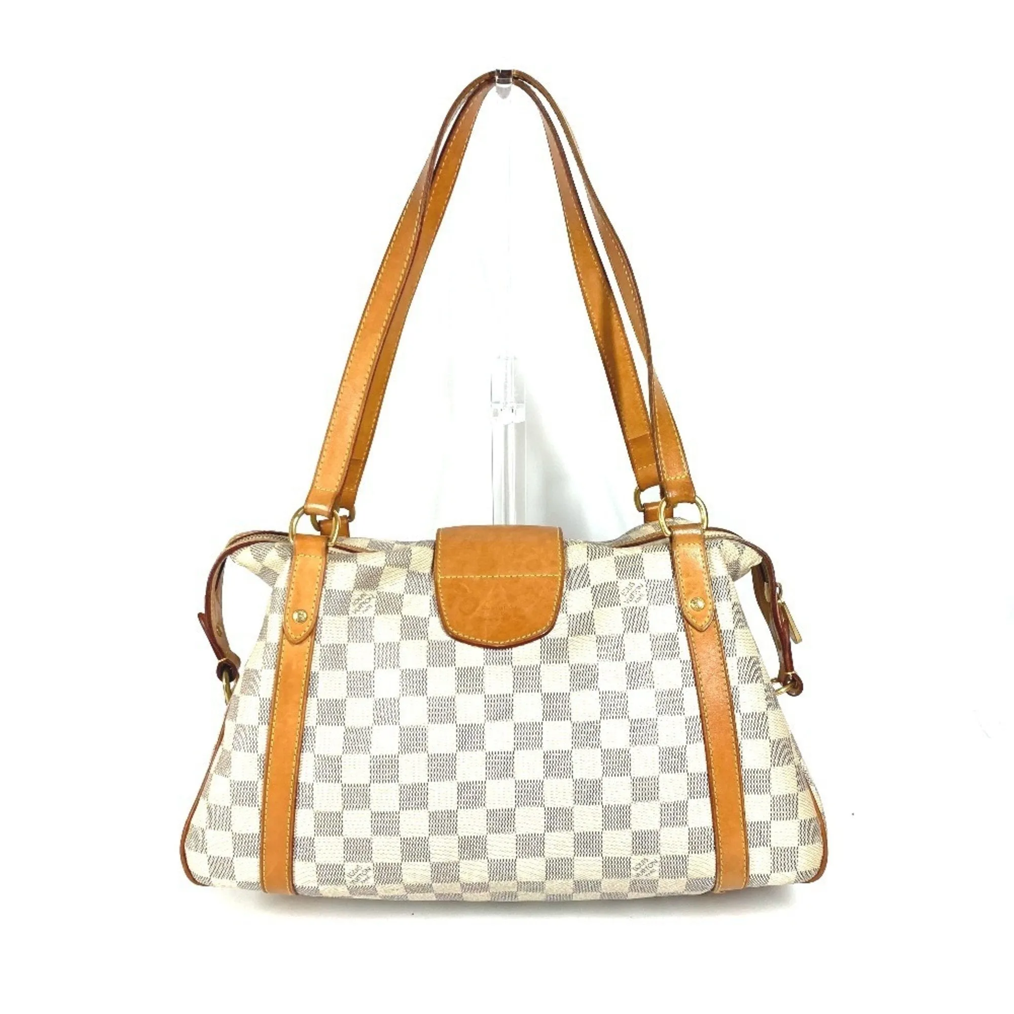Louis Vuitton Damier Azur Shoulder Bag Tote Bag (Pre-Owned)