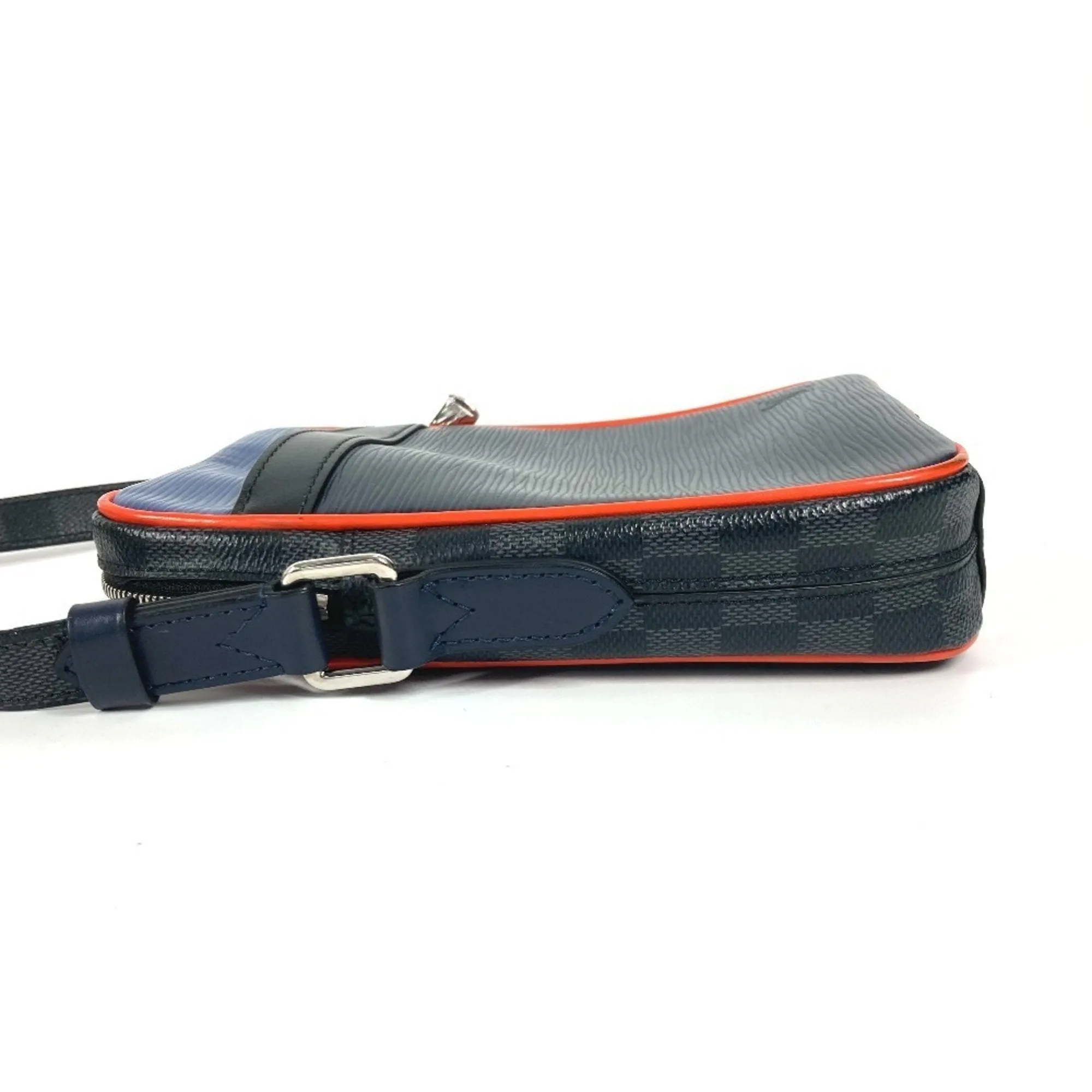 Louis Vuitton Damier Graphite Navy Damier Graphite Epi Leather Pochette Shoulder Bag (Pre-Owned)