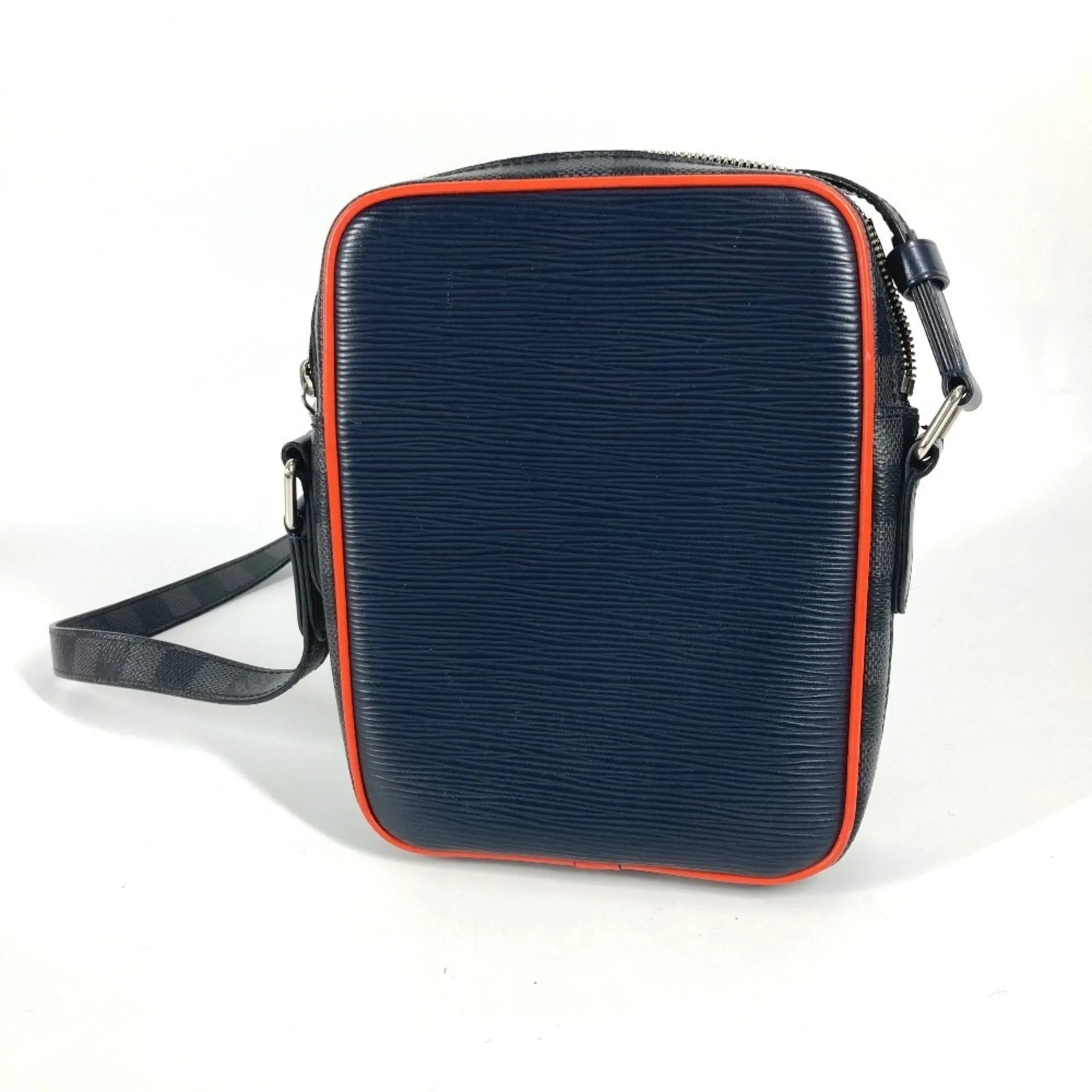 Louis Vuitton Damier Graphite Navy Damier Graphite Epi Leather Pochette Shoulder Bag (Pre-Owned)
