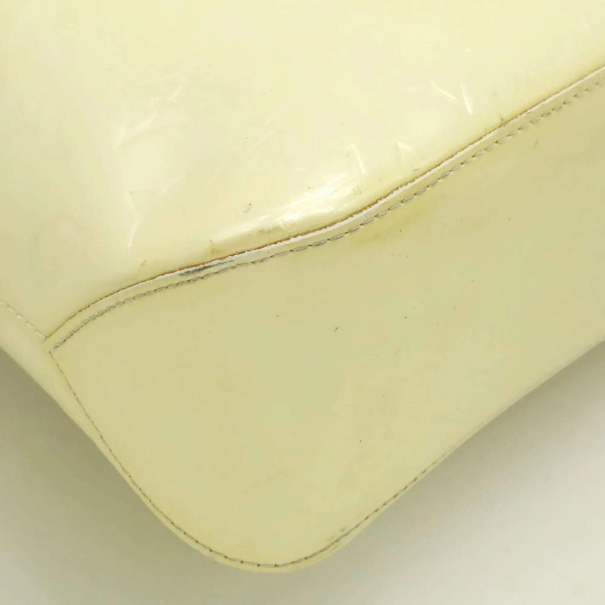 Louis Vuitton ivory Leather Shoulder Bag Tote Bag (Pre-Owned)