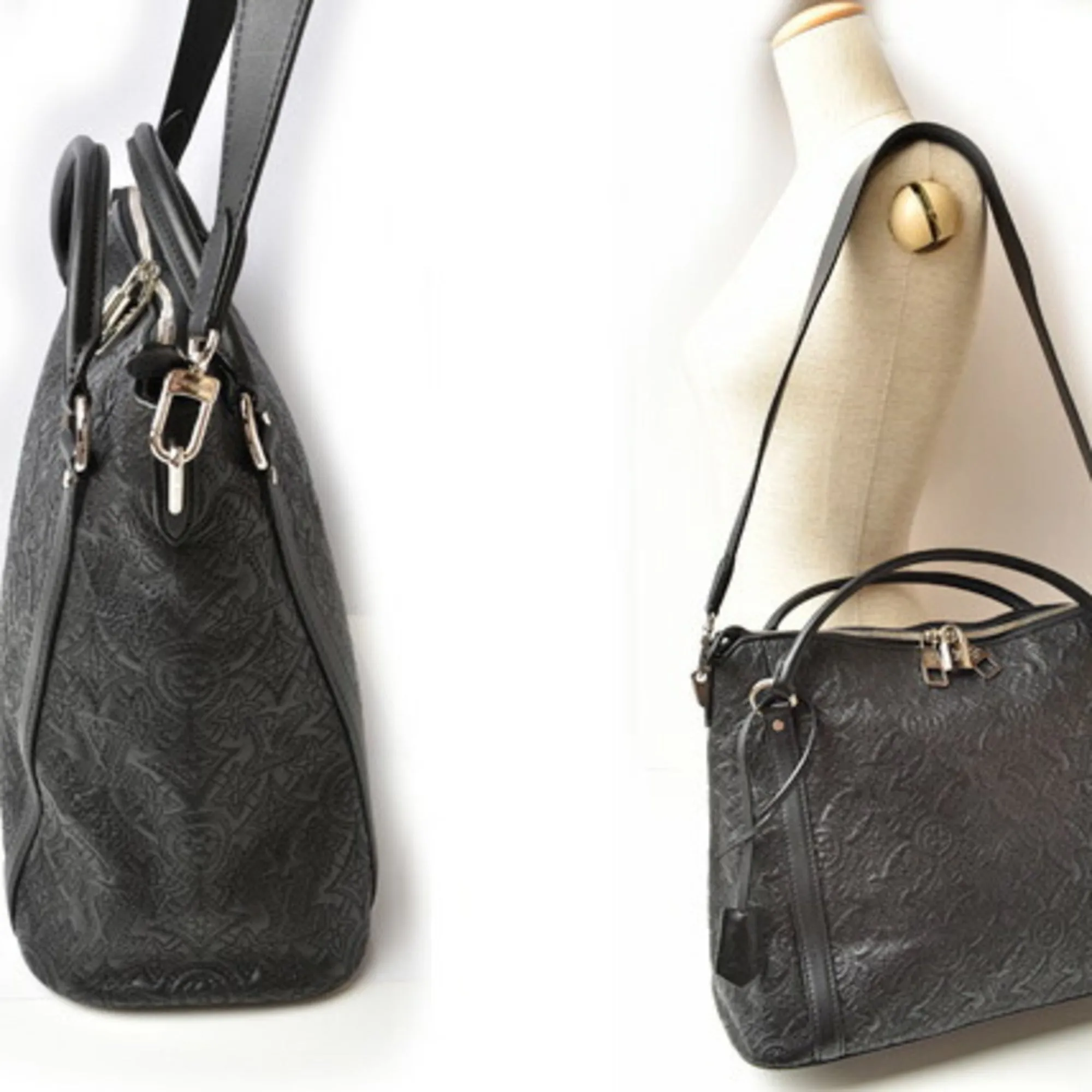 Louis Vuitton Ixia Leather Handbag (Pre-Owned)