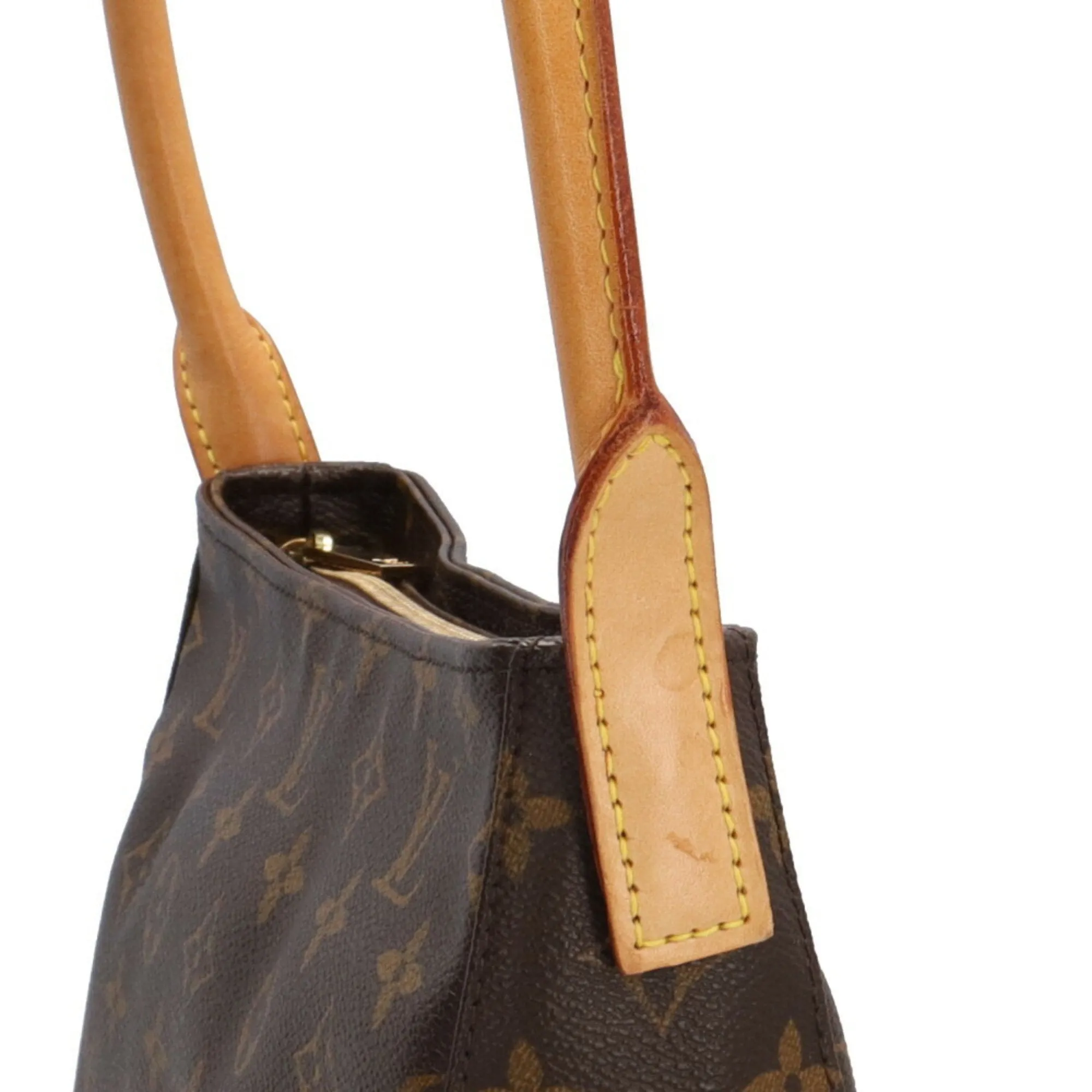 Louis Vuitton Looping Mm Canvas Shoulder Bag (Pre-Owned)