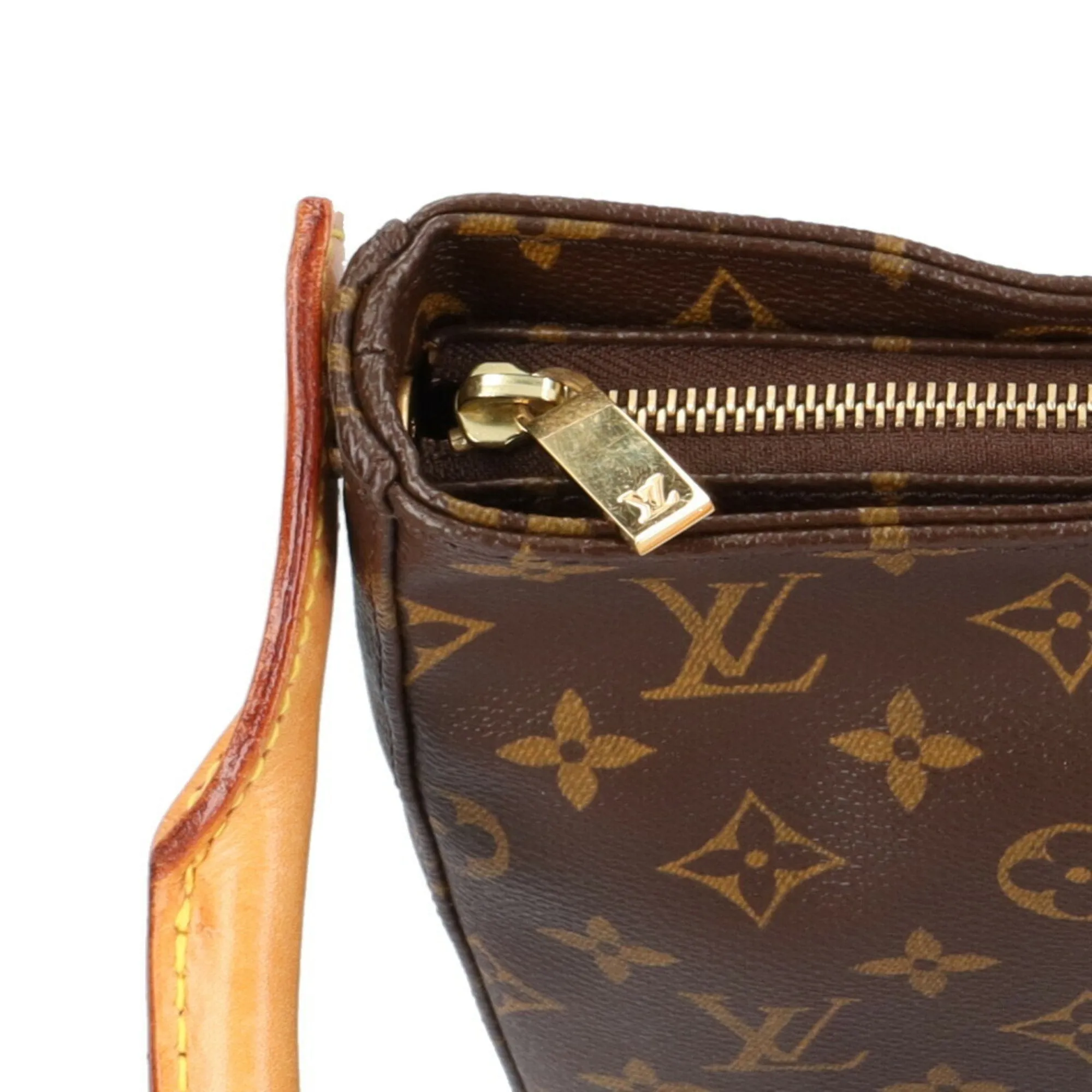 Louis Vuitton Looping Mm Canvas Shoulder Bag (Pre-Owned)