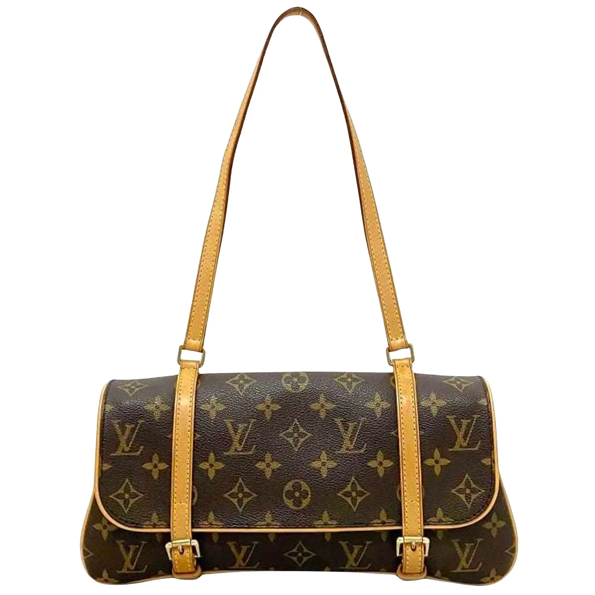 Louis Vuitton Marelle Canvas Shoulder Bag (Pre-Owned)