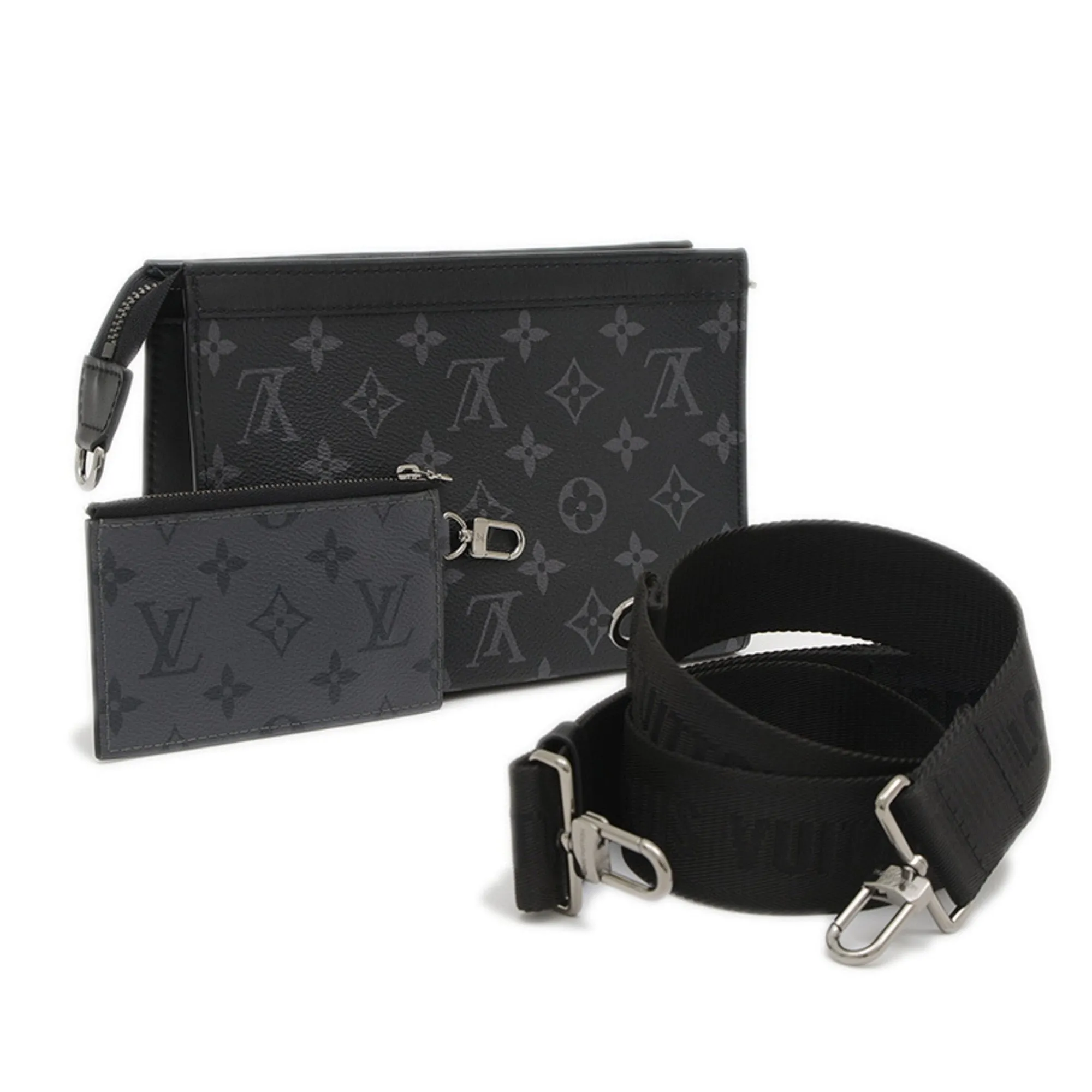 Louis Vuitton Monogram Eclipse Monogram Eclipse Canvas Shoulder Bag (Pre-Owned)