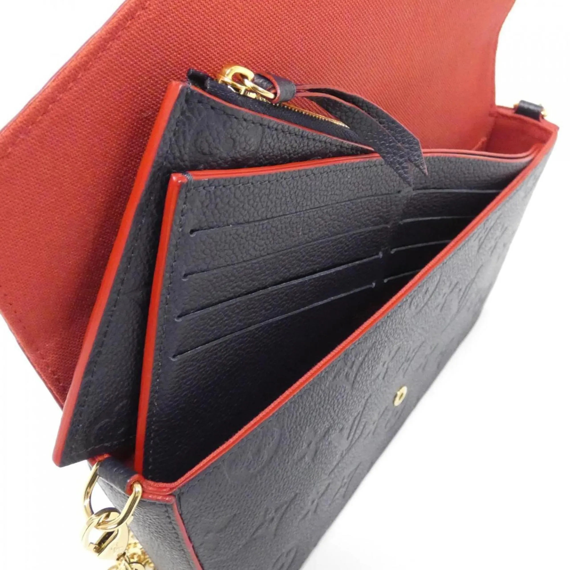 Louis Vuitton Monogram Empreinte Leather Pochette Shoulder Bag (Pre-Owned)