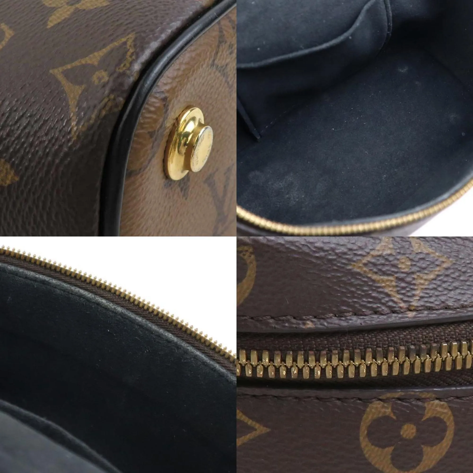 Louis Vuitton Monogram Reverse Monogram Reverse Shoulder Bag Vanity Bag (Pre-Owned)