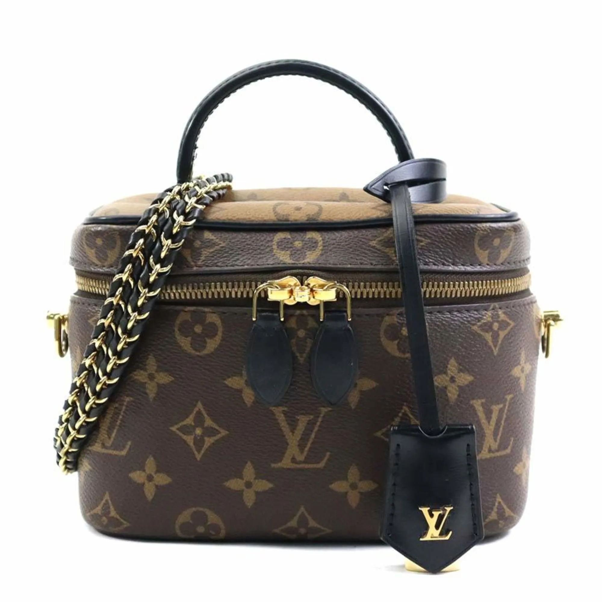 Louis Vuitton Monogram Reverse Monogram Reverse Shoulder Bag Vanity Bag (Pre-Owned)