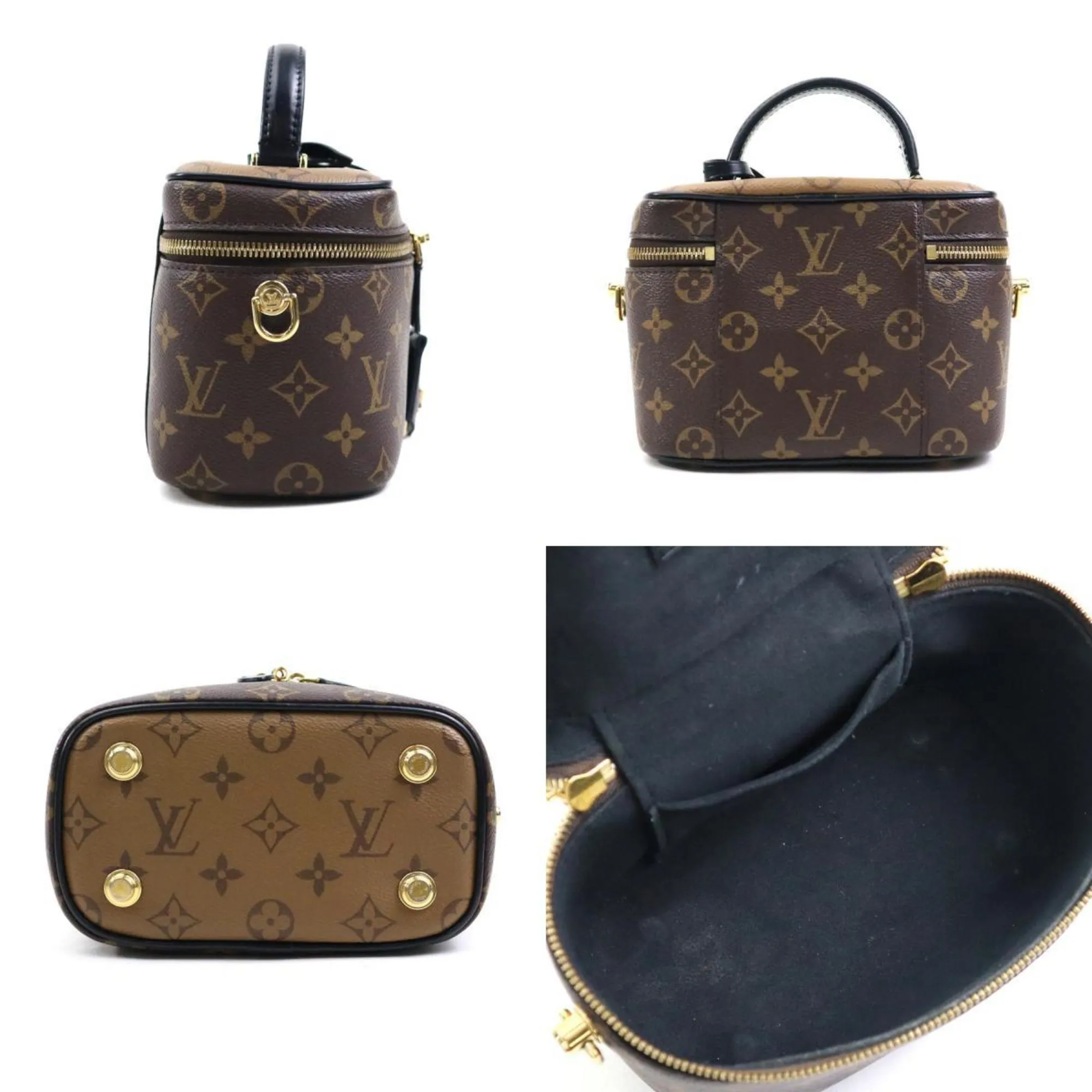 Louis Vuitton Monogram Reverse Monogram Reverse Shoulder Bag Vanity Bag (Pre-Owned)