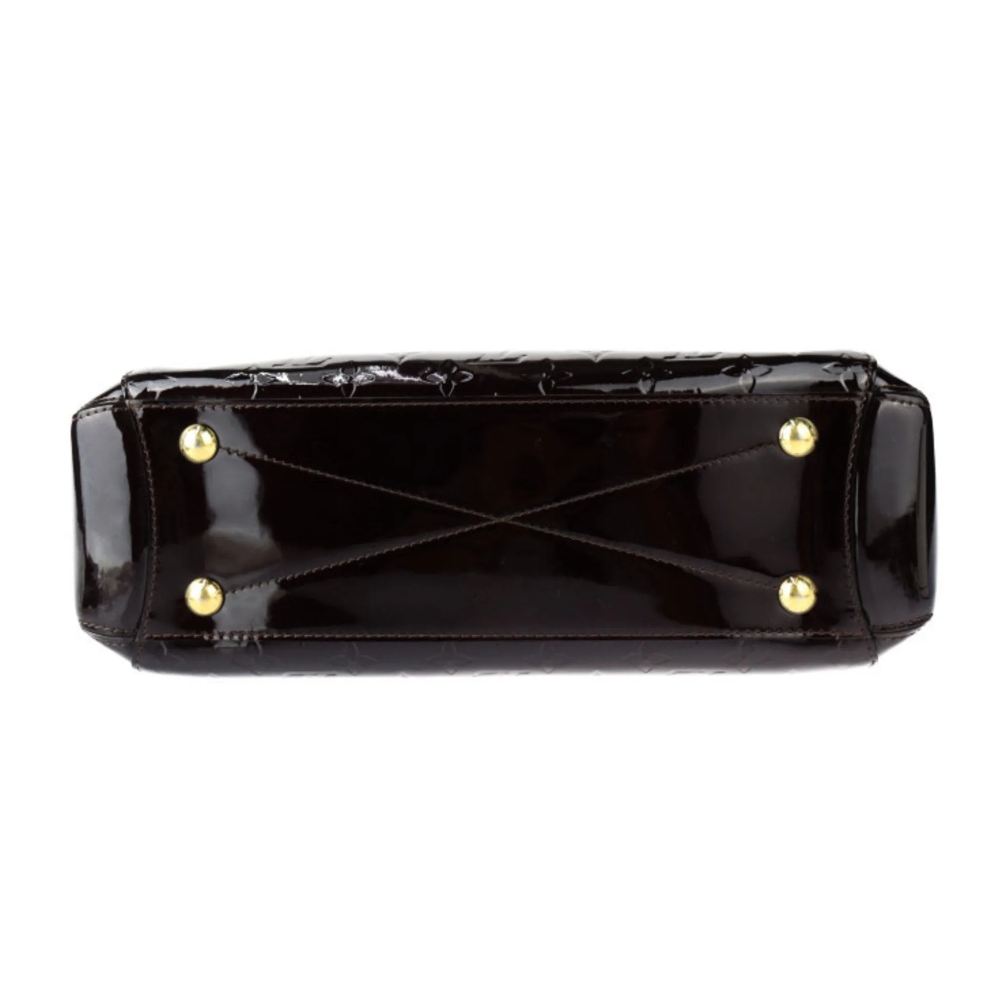 Louis Vuitton Montaigne Patent Leather Shoulder Bag (Pre-Owned)