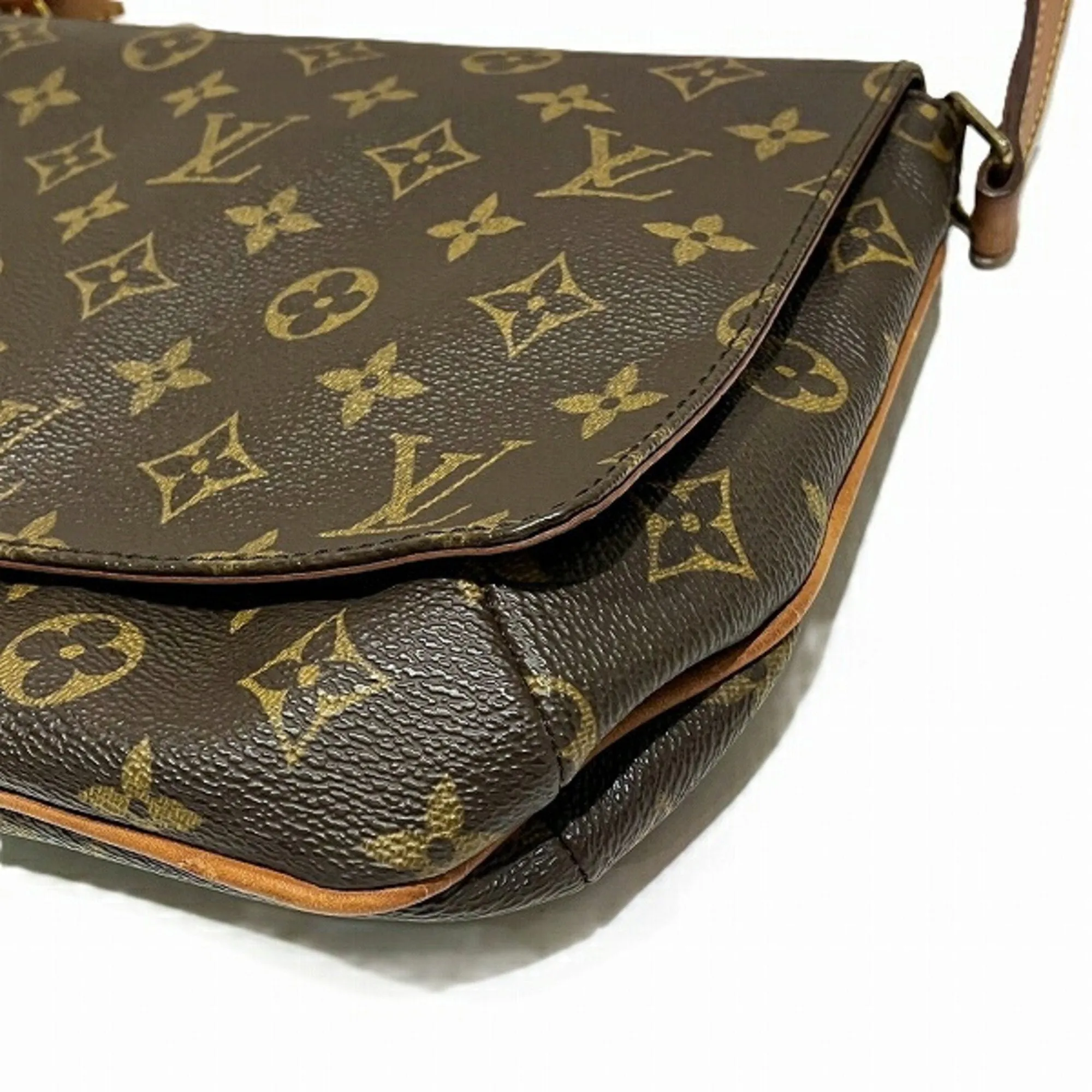 Louis Vuitton Musette Tango Canvas Shoulder Bag (Pre-Owned)
