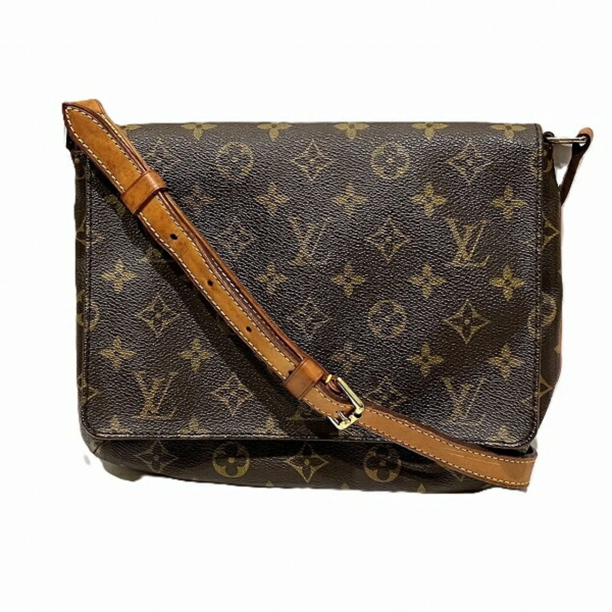 Louis Vuitton Musette Tango Canvas Shoulder Bag (Pre-Owned)