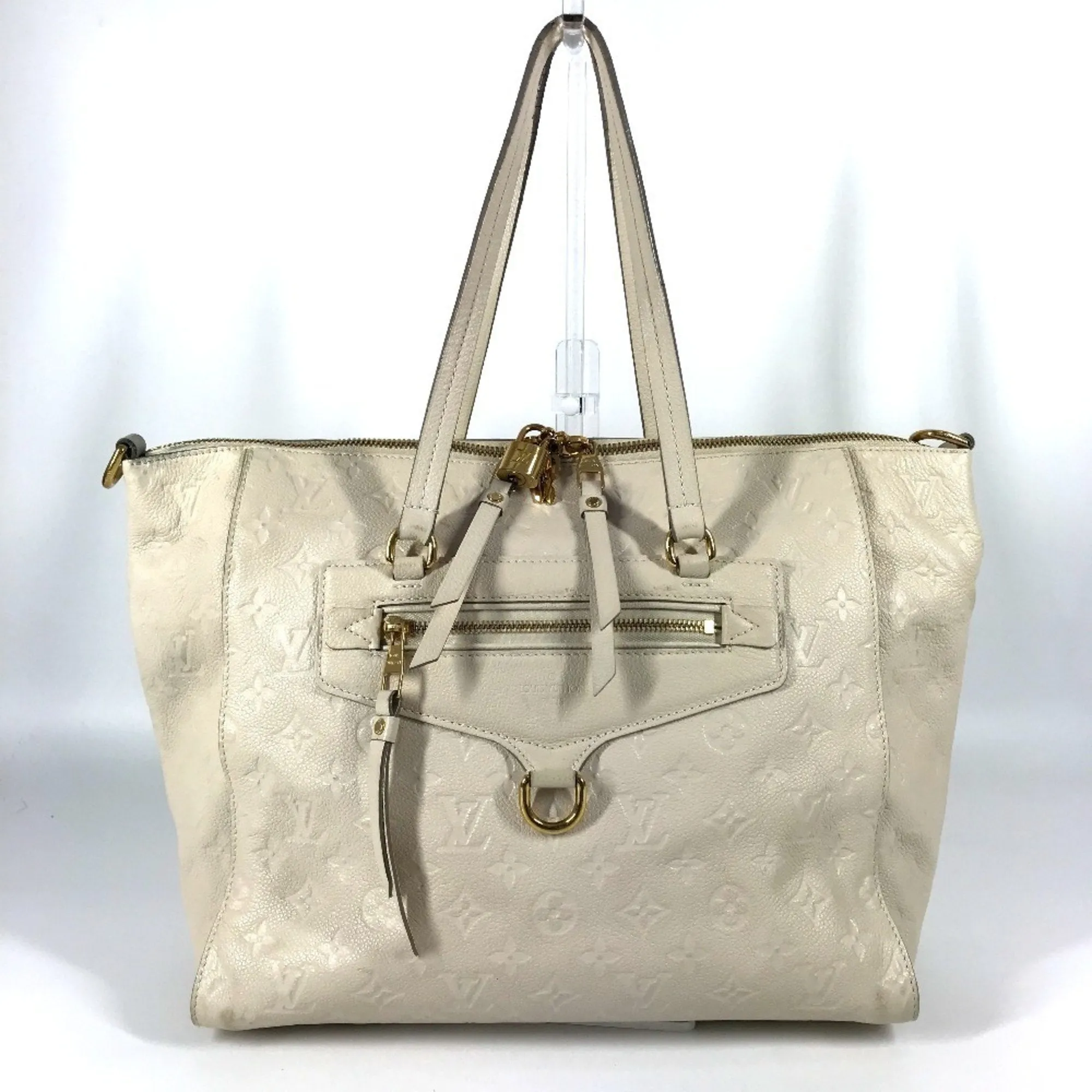 Louis Vuitton Neige Monogram Empreinte Leather Shoulder Bag Tote Bag (Pre-Owned)