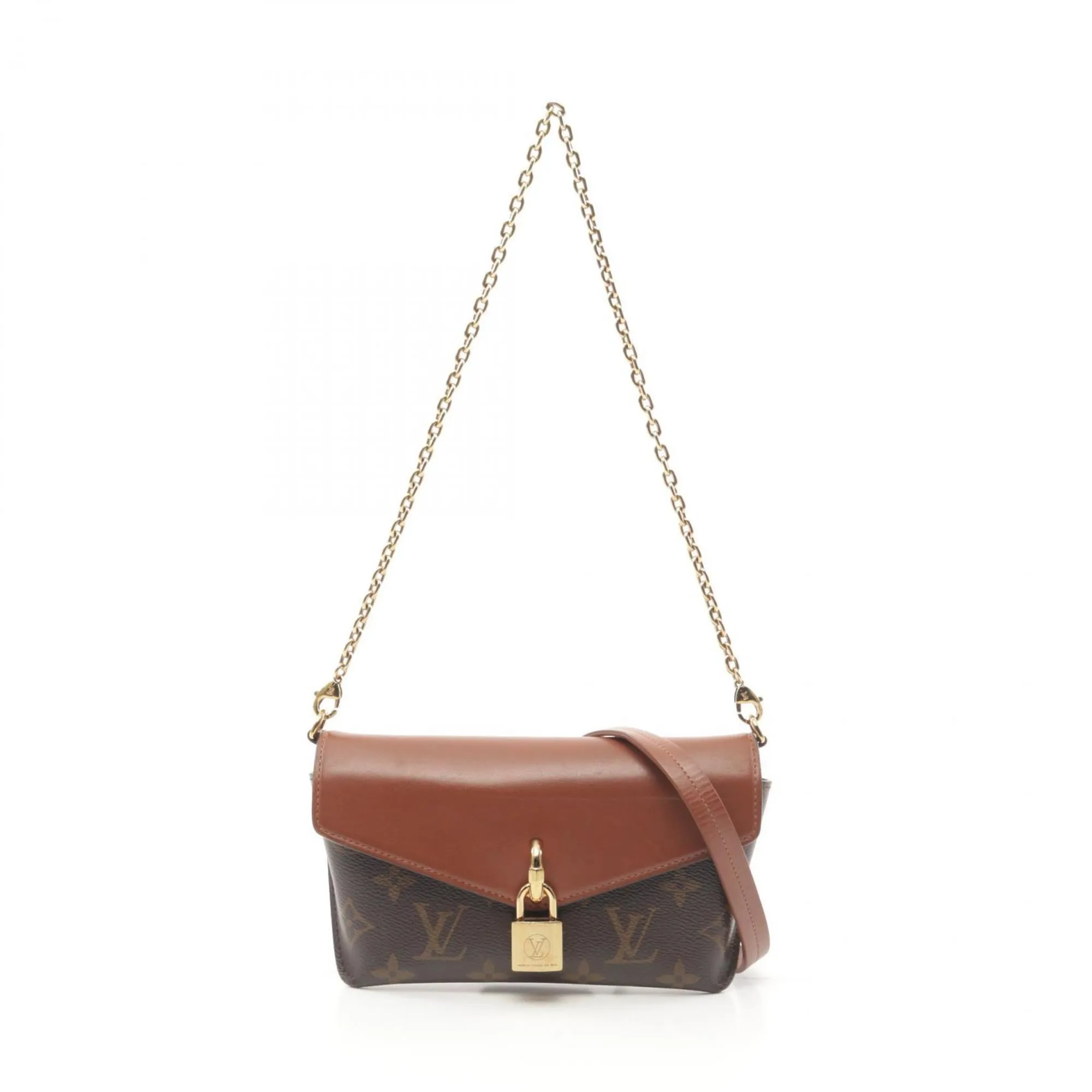 Louis Vuitton Padlock On Strap Canvas Shoulder Bag (Pre-Owned)