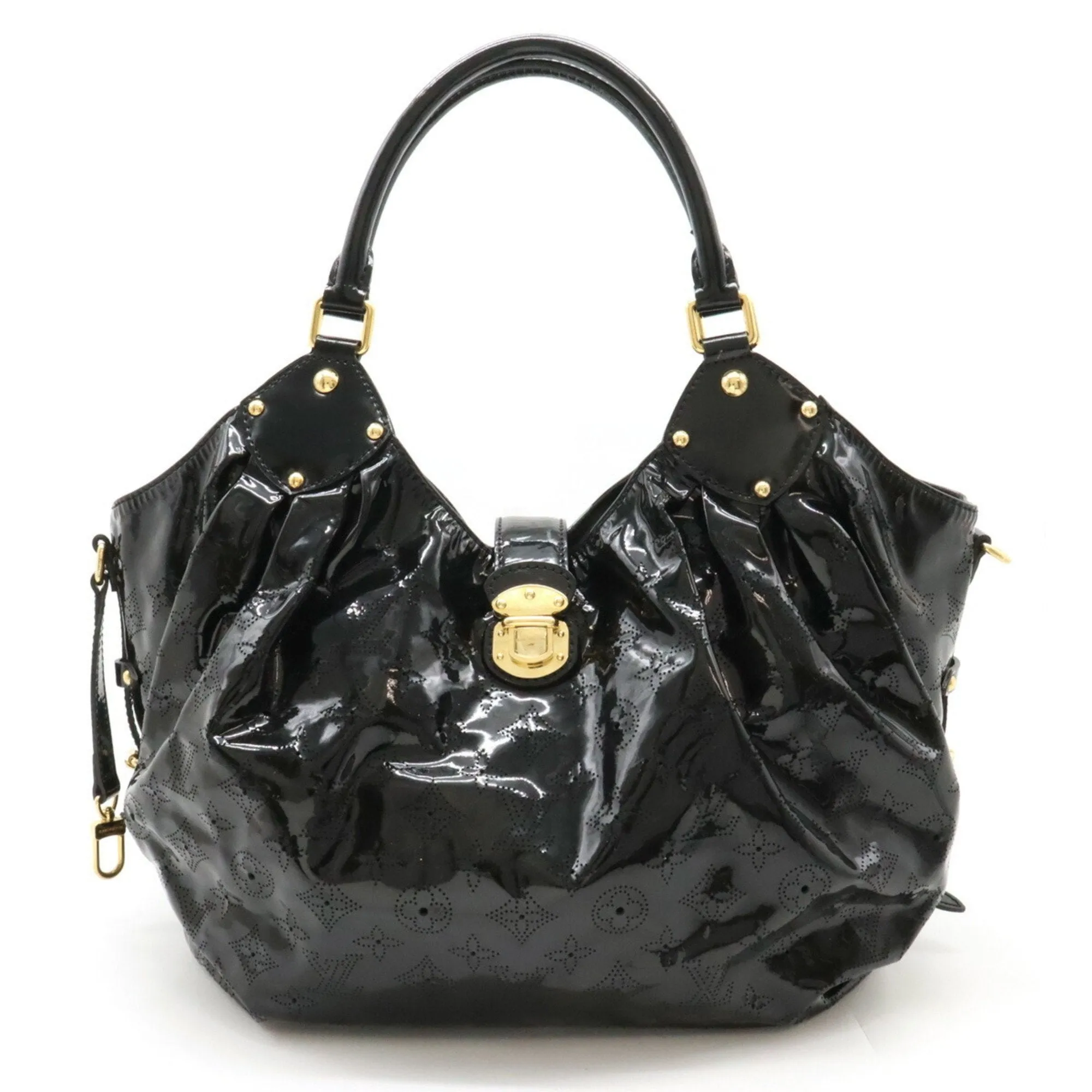 Louis Vuitton Patent Leather Shoulder Bag Tote Bag (Pre-Owned)