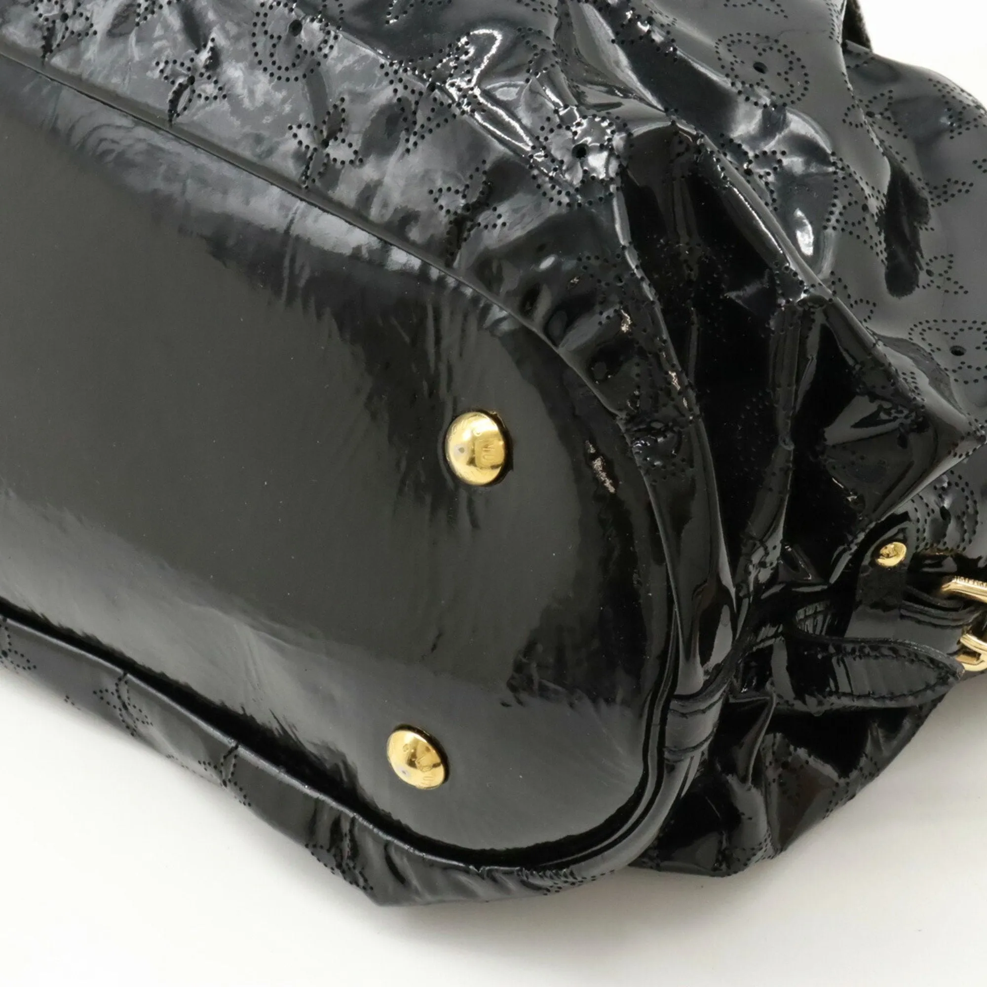 Louis Vuitton Patent Leather Shoulder Bag Tote Bag (Pre-Owned)