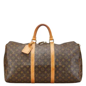 Louis Vuitton Pvc Leather Boston Bag Shoulder Bag (Pre-Owned)