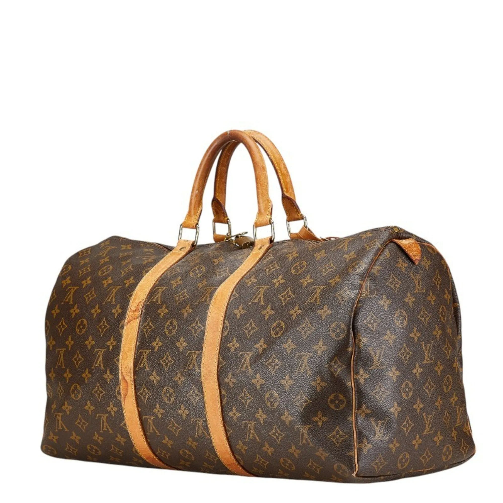 Louis Vuitton Pvc Leather Boston Bag Shoulder Bag (Pre-Owned)