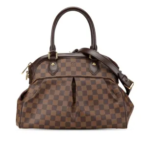 Louis Vuitton Pvc Leather Handbag Shoulder Bag (Pre-Owned)