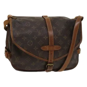 Louis Vuitton Saumur 30 Canvas Shoulder Bag (Pre-Owned)