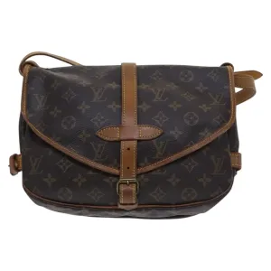 Louis Vuitton Saumur Canvas Shoulder Bag (Pre-Owned)