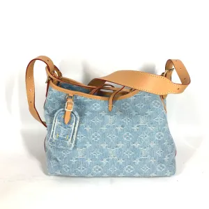 LOUIS VUITTON Shoulder Bag M11462 Monogram denim blue LV By the Pool Monogram Denim Carryall NM PM