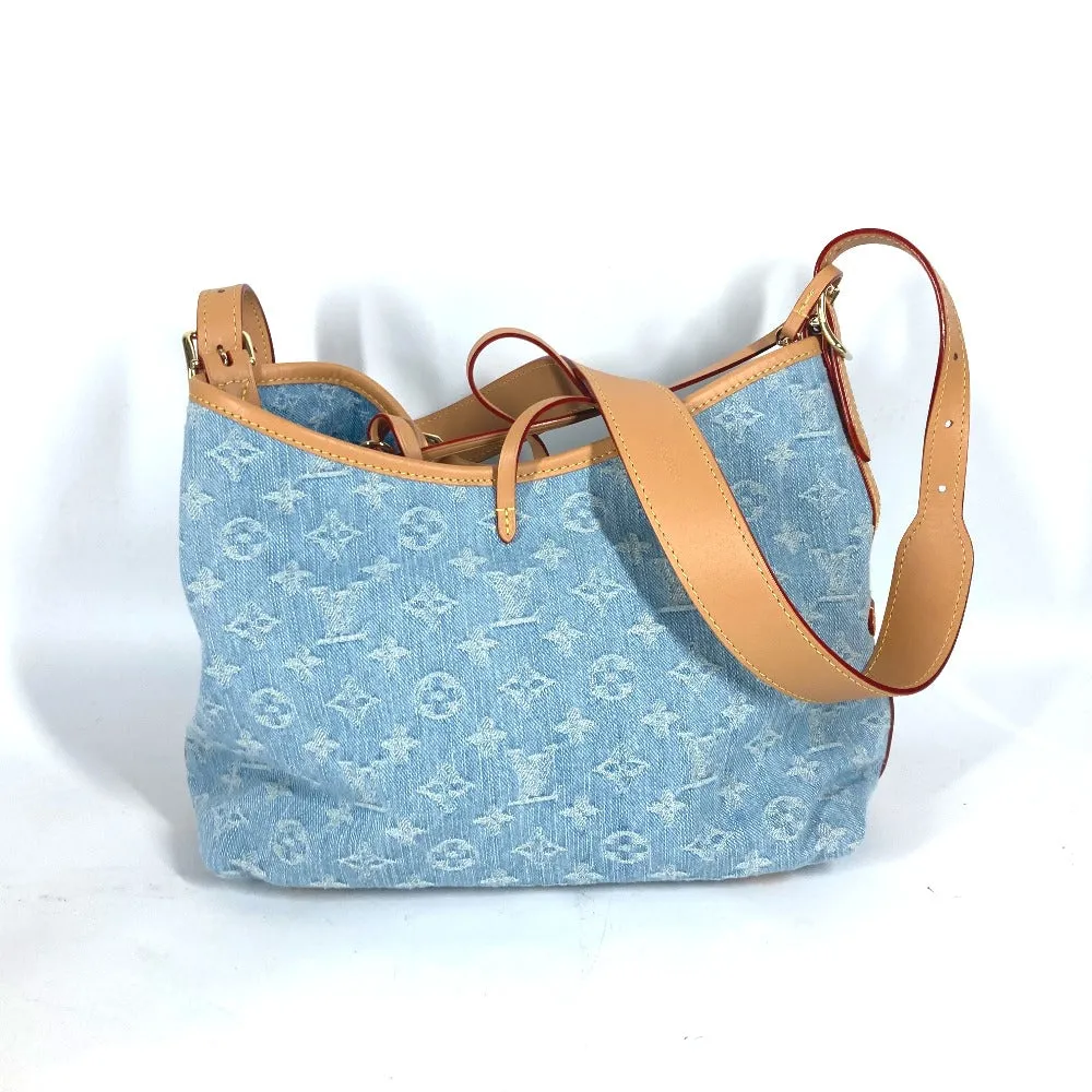 LOUIS VUITTON Shoulder Bag M11462 Monogram denim blue LV By the Pool Monogram Denim Carryall NM PM