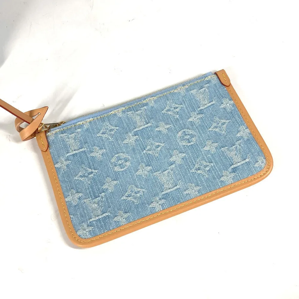 LOUIS VUITTON Shoulder Bag M11462 Monogram denim blue LV By the Pool Monogram Denim Carryall NM PM